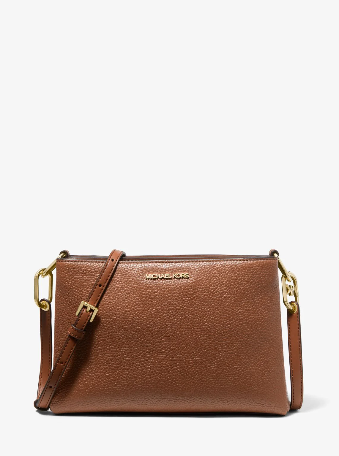 Trisha Medium Pebbled Leather Crossbody Bag - Image 29