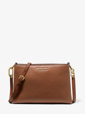 Trisha Medium Pebbled Leather Crossbody Bag - Image 30