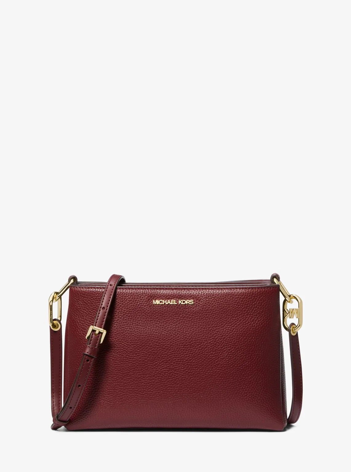Trisha Medium Pebbled Leather Crossbody Bag - Image 33