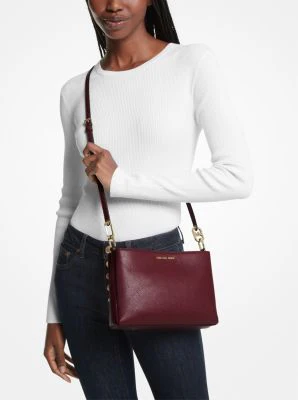 Trisha Medium Pebbled Leather Crossbody Bag - Image 36