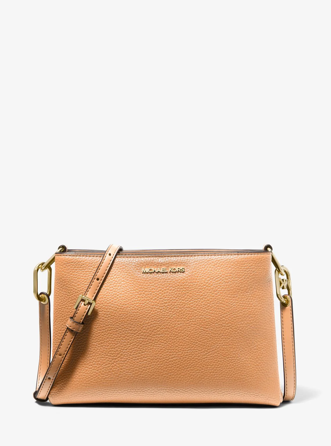 Trisha Medium Pebbled Leather Crossbody Bag - Image 37