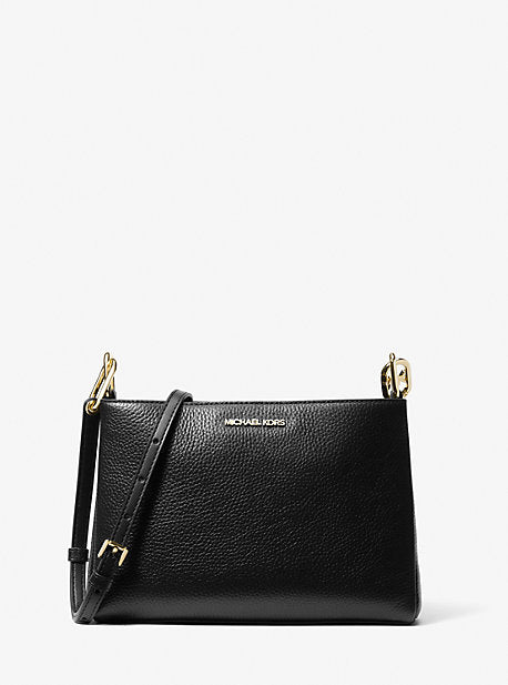 Trisha Medium Pebbled Leather Crossbody Bag - Image 5